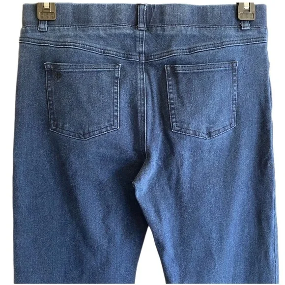 BETABRAND Pull on Straight Leg Jeans Size M - Picture 6 of 7